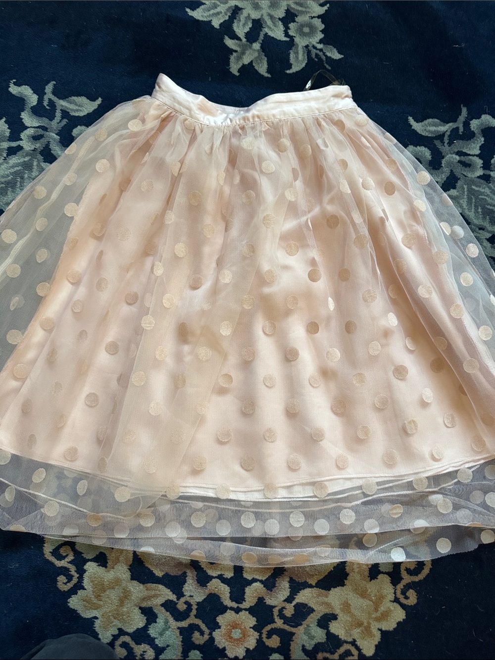 Ryu Light Pink Polka Dot Skirt